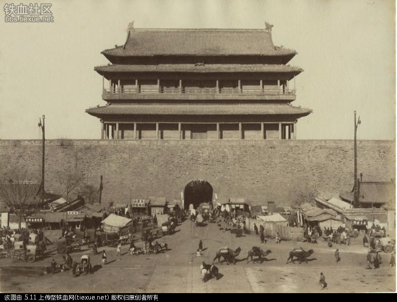 清朝末期的北京影像